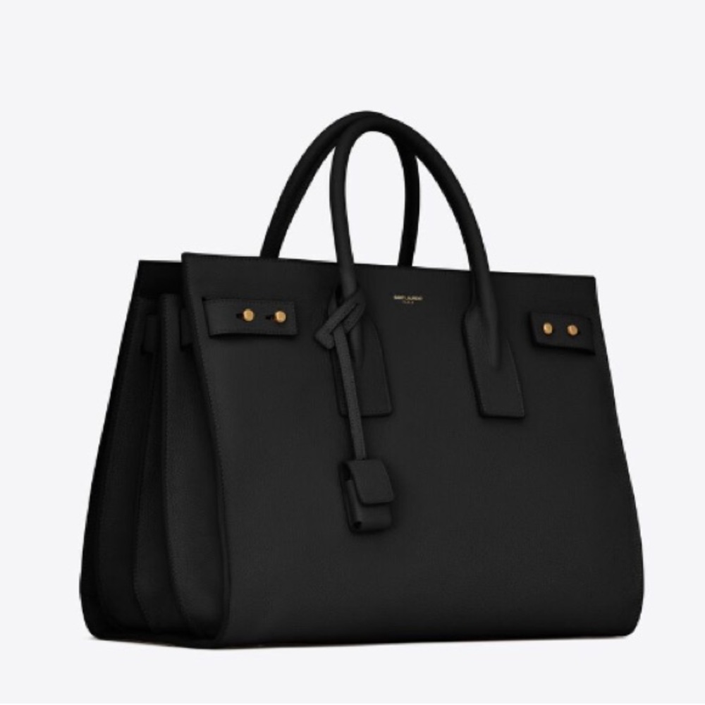 SAINT LAURENT Sac De Jour Medium in Supple Grained Leather NEW